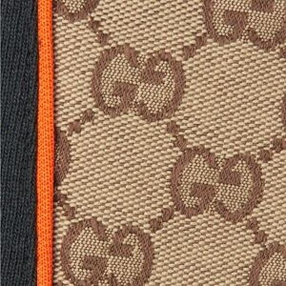 Men's Gucci, cotton jersey, zip jacket signature, GG Supreme jacquard medium - Picture 5 of 15